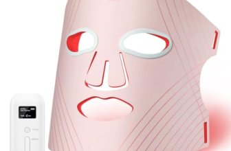 Wavytalk Red Light Therapy Mask for Face, FDA Cleared Anti-Acne 850nm NIR