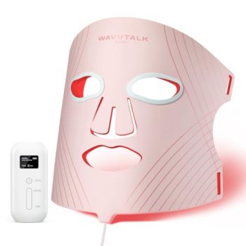 Wavytalk Red Light Therapy Mask for Face, FDA Cleared Anti-Acne 850nm NIR