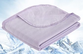OIGAE Cooling Blanket Oversized 96″x120″ for Hot Sleepers Summer Blanket
