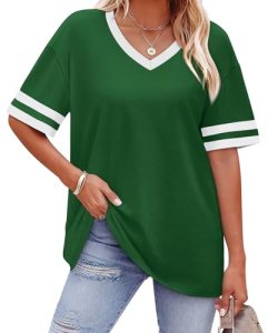 WIHOLL Plus Size Clothes for Women Summer Tops