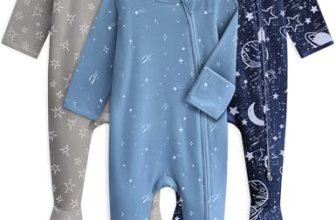 Unnivoll Baby Sleepers 100% Organic Cotton Baby Pajamas Boys Girls Clothes