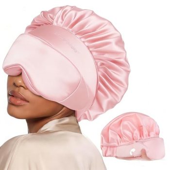 LC-dolida Satin Silk Bonnet for Sleeping Women Men