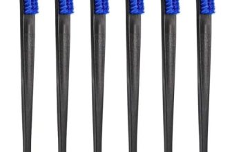 PINGMIC Gun Cleaning Brushes, Double-Ended Gun Brushes, 6 Blue Nylon