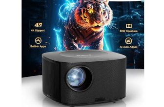 ONOAYO Outdoor-Projector-4K with 60W Dolby Audio and Official Licensed Apps