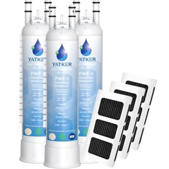 Yatker FPPWFU01 & PAULTRA2 Water & Air Filter replacement 3+3 Combo