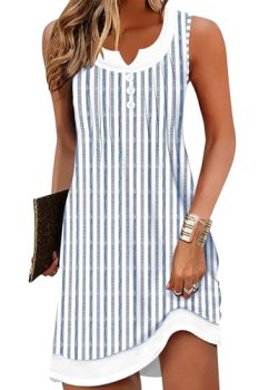 Beach Dresses for Women 2026 Swimsuit Coverup Teacher Summer Dress Sundress