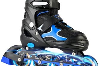 2PM SPORTS Inline Skates for Kids Girls Boys Ages 5-8 8-12 4-6 6-12 with Light U