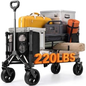Overmont Ultra Compact Collapsible Wagon Cart