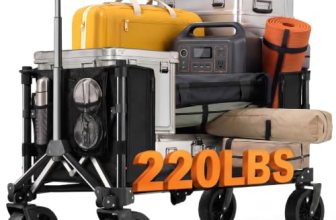 Overmont Ultra Compact Collapsible Wagon Cart