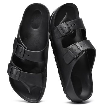 shevalues Women’s Comfort EVA Sandals Medium Arch Support Beach Slides