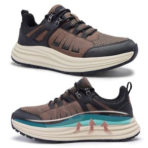 Men’s Orthopedic Breathable Trail Sneakers: Plantar Fasciitis Hammer Toes High A