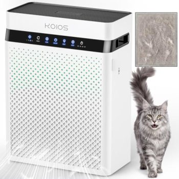 KOIOS HEPA Air Purifier for Home Pets Large Room Up to 2400 Sq Ft, K03