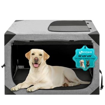 Dog Crate,36x25x25 Inch Large Dog Crate for Large or Medium Dogs