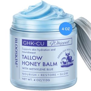 Copper Peptide GHK-Cu Beef Tallow: Grass-Fed Blue Balm for Mature Skin