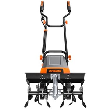 18-Inch Electric Garden Tiller & Cultivator, 15-Amp Corded Rototiller