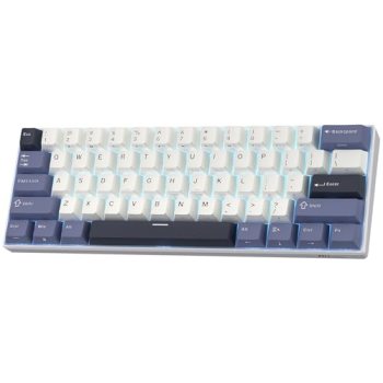 RK ROYAL KLUDGE RK61 Wireless 60% Mechanical Keyboard, Mini Portable Size