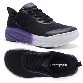 Women’s Orthopedic Diabetic Wide Sneakers: Fashion Cushion Plantar Fasciitis The