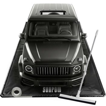 SUNPOW Containment Mat(7’9″ x 18′), Includes Squeegee and Reflective Tape