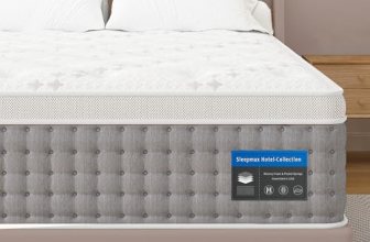 Sleepmax Extra Firm King Mattress 12 Inch, Hybrid Mattress Pain Relieving