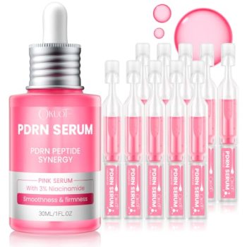 PDRN Pink Serum, 10000ppm Salmon DNA, Niacinamide & Peptides, 1.52 fl oz