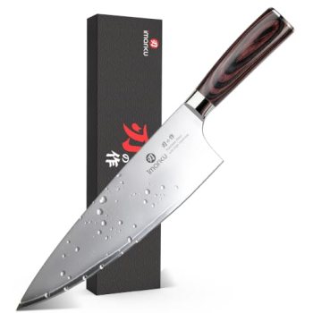 imarku 8.5 Inch Pro Chef Knife,Triple-Layer Composite Blade Japanese Knife