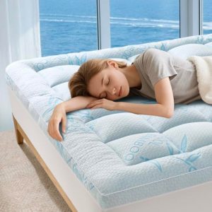 Queen Mattress Topper, Breathable and Soft Extra Thick Pillow Top 60″x80″