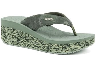 ONCAI Womens Platform Wedge Flip Flops Woman Thong Sandals Chunky Dressy Comfort