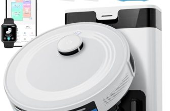 Lefant Robot Vacuum and Mop Combo with Self Emptying, 6000Pa, M2 Pro