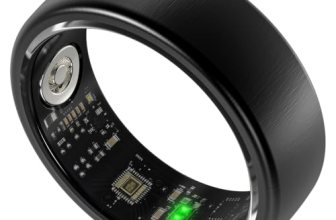 Smart Ring for Men & Women, Fitness and Health Tracker Ring(Black 8)