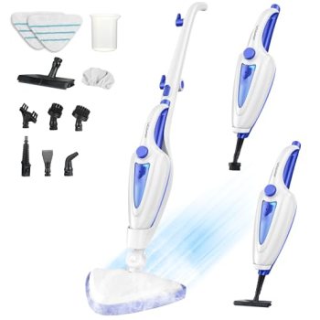 Aspiron 12-in-1 Steam Mop, 1500W Detachable Handheld Steam Cleaner