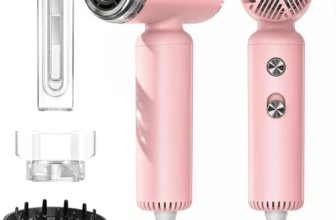 Hair Dryer, Travel Mini 15 x Fast Drying Blow Dryer with Diffuser