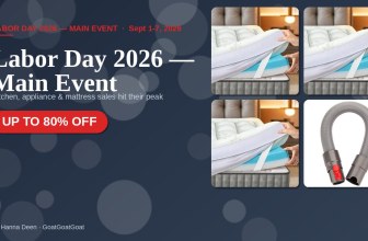 Labor Day 2026 — Main Event: Kitchen, appliance & mattress sales hit their peak