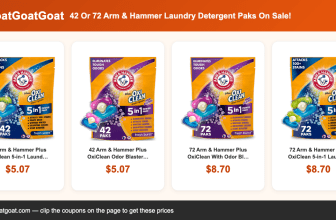 42 Or 72 Arm & Hammer Laundry Detergent Paks On Sale!