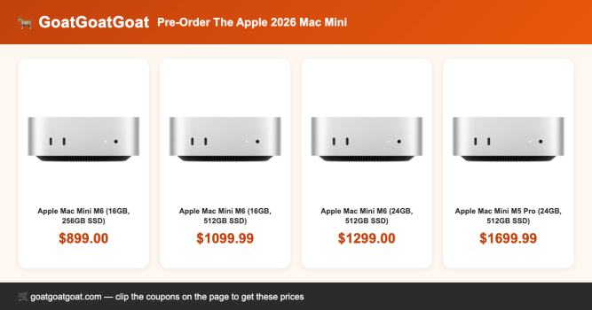 Pre-Order The Apple 2026 Mac Mini
