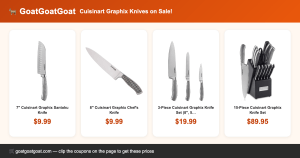 Cuisinart Graphix Knives on Sale!
