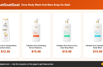 Dove Body Wash And Bars Soap On Sale!