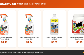 Shout Stain Removers on Sale