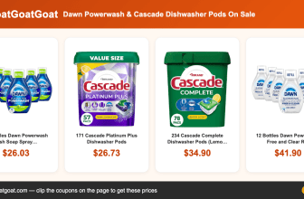 Dawn Powerwash & Cascade Dishwasher Pods On Sale