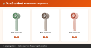 Mini Handheld Fan (4 Colors)