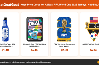 Huge Price Drops On Adidas FIFA World Cup 2026 Jerseys, Hoodies, Games And More!