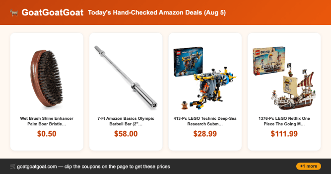 Today’s Hand-Checked Amazon Deals (Aug 5)