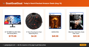 Today’s Hand-Checked Amazon Deals (Aug 10)