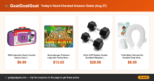 Today’s Hand-Checked Amazon Deals (Aug 27)