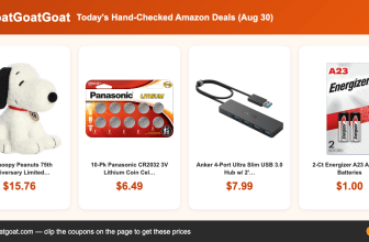 Today’s Hand-Checked Amazon Deals (Aug 30)