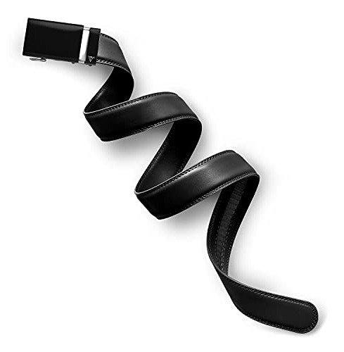 Mission Belt Men's Ratchet Belt - 35mm Black Buckle/Bla…