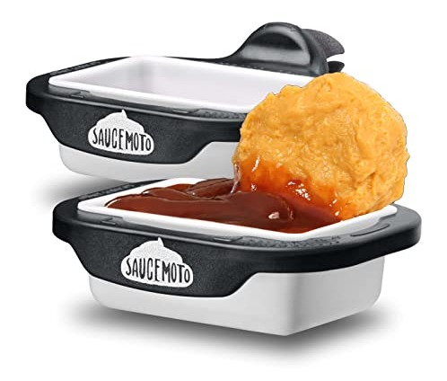 Saucemoto Dip Clip | An in-car sauce holder for ketchup…