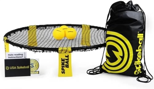Spikeball 3-Ball Original Roundnet Game Set, Includes 3…