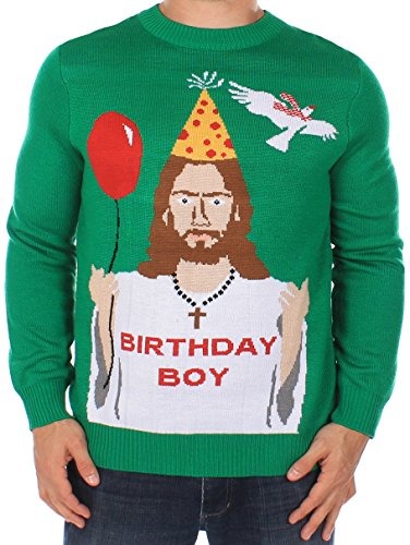 Tipsy Elves Ugly Christmas Sweaters for Men - Colorful…