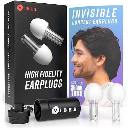 VIBES High Fidelity Concert Ear Plugs – Reusable Noise…