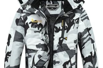 MOERDENG Women’s Ski Jacket Warm Winter Coat Snowboarding Jacket